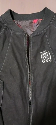 FA F*CKING AWESOME NEW WITH TAGS REVERSIBLE BOMBER-BLACK MEDIUM image 3