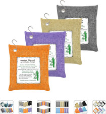 Bamboo Charcoal Bags Odor Absorber 4 Pack 500G Bamboo Charcoal Air Purifying Bag