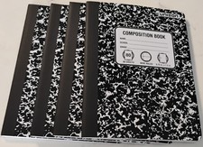Compotion Book 6 Pack 80 Sheets Wide- Ruled