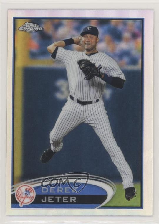 2012 Topps Chrome Refractor Derek Jeter #84 HOF 09gu