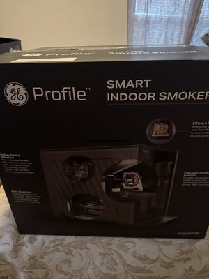 GE Profile Smart Indoor Smoker Pellet Stainless Steel Digital Control Panel
