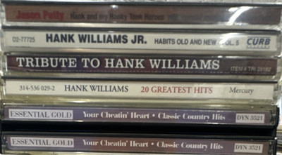 Hank Williams Jr., Hank Williams, Jason Petty CD. Your Cheatin' Heart, Classic  