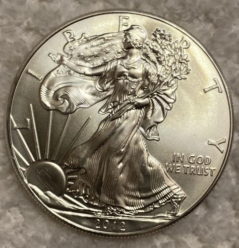 2012 American Silver Eagle Dollar Coin Uncirculated Gem Flawless Beauty!