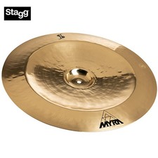 Stagg 18" MYRA Hand Hammered B20 Bronze Brilliant China Cymbal MYR-CH18B