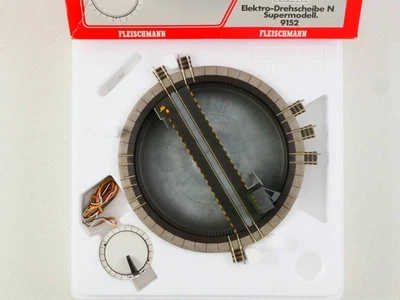 Fleischmann 9152 N Scale Electric Turntable Supermodel Mint! OVP 1706-28-28 - Image 1 of 4