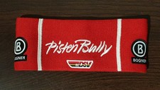 DSV Bogner PistenBully Stirnband Ski Alpin Gr M Strick Fleece Headband Mütze Rot