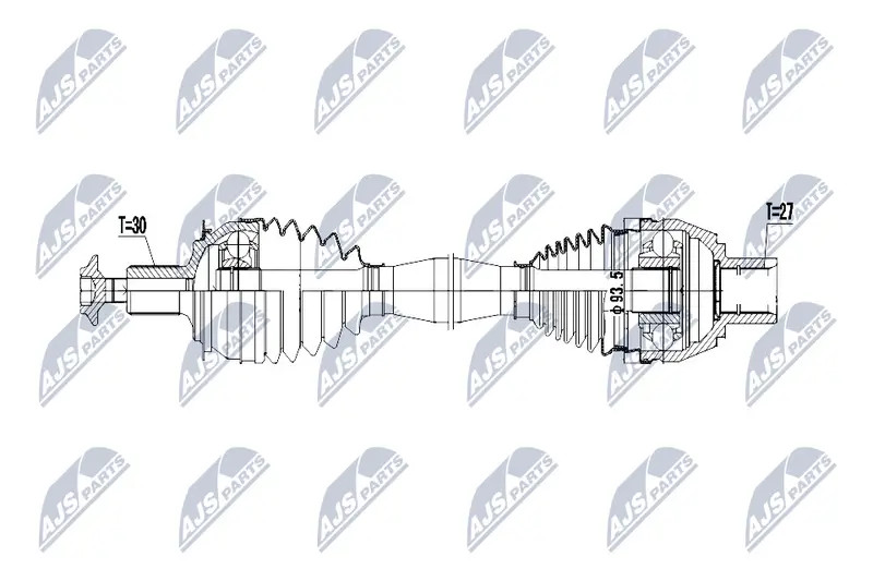 NPW-ME-064 NTY Drive Shaft for MERCEDES-BENZ - Image 5