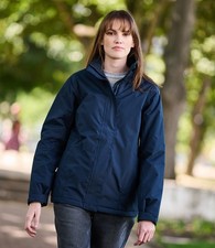 Regatta Women's Beauford Insulated Waterproof Jacket - RG052. Navy Blue. Size 18
