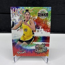 Kelsey Plum 2025 Leaf Metal Women of Sport 1/1 Hoop Queens Tie Dye Shimmer QB-21