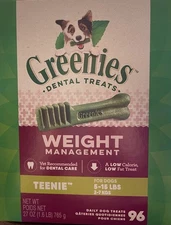 Greenies Weight Management Dental Dog Treats, 27 oz.