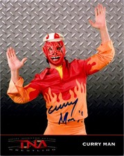 CURRY MAN AUTOGRAPH PHOTO 8x10 TNA CHRISTOPHER DANIELS
