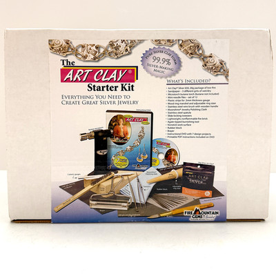 The Art Clay Silver PMC Starter Kit ''Everything You Need'' Fire Mountain Gems-NIB