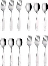 ANNOVA 12 Pieces Children's Safe 12, Stainless Steel Dino 