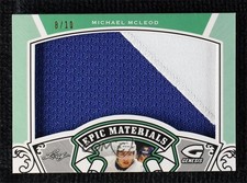 2016 Leaf Genesis Epic Materials Green /10 Michael McLeod #EMP-53 Patch 1b8