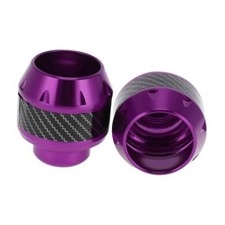Motorcycle Frame Sliders Falling Protection Wheel Crash Protector Purple
