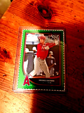 2018 TOPPS BIG LEAGUE SHOHEI OHTANI B3 GREEN  ROOKIE CARD!-ANGELS- LA DODGERS