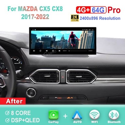 MAZDA 12.3 inch 2K Screen Android Car Radio For MAZDA CX5 CX8 2017