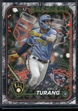 2024 Topps Holiday #H40 Brice Turang Holiday Tree