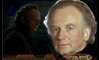 Senator Palpatine 2001 Star Wars Evolution Topps Foil Card #73 (NM)