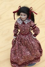 Beth From Little Women Franklin Mint Heirloom Victorian Porcelain Doll