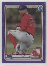 2020 Bowman Chrome Prospects Purple Refractor 39/250 Bryan Mata #BCP-128 0q3