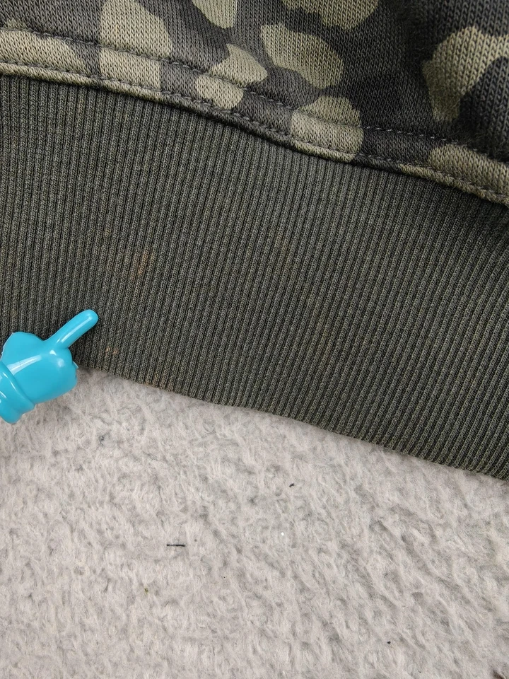 Sudadera Zorro Blanco Mujer Mediana Verde Negro Leopardo Cuello Redondo Pullover SDX WFA Foto 4 de 4