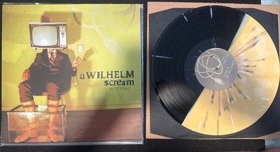 A Wilhelm Scream   Mute Print Mustard Black Half w/ Splatter Vinyl