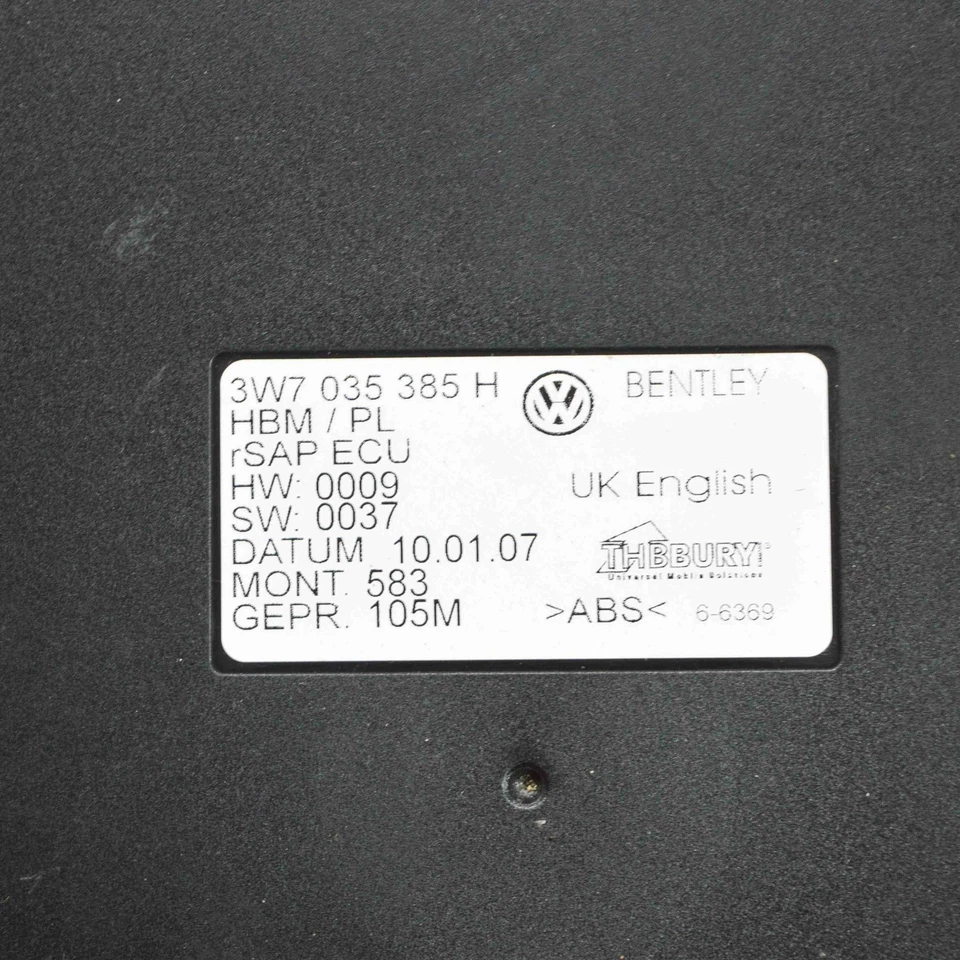 Centralina Bluetooth VW PHAETON 3D 3W7035385H 3.0 Diesel 165kw 2007 2540613 - Immagine 3 di 4