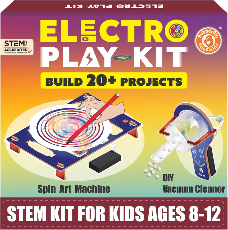 STEM Kit for Kids Ages 8-10-13 | Build 20+ Motor Machines & DIY Engineering Proj