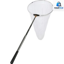 Insect and Butterfly Net with 12" Ring, Telescopic Handle Up to 59" Length