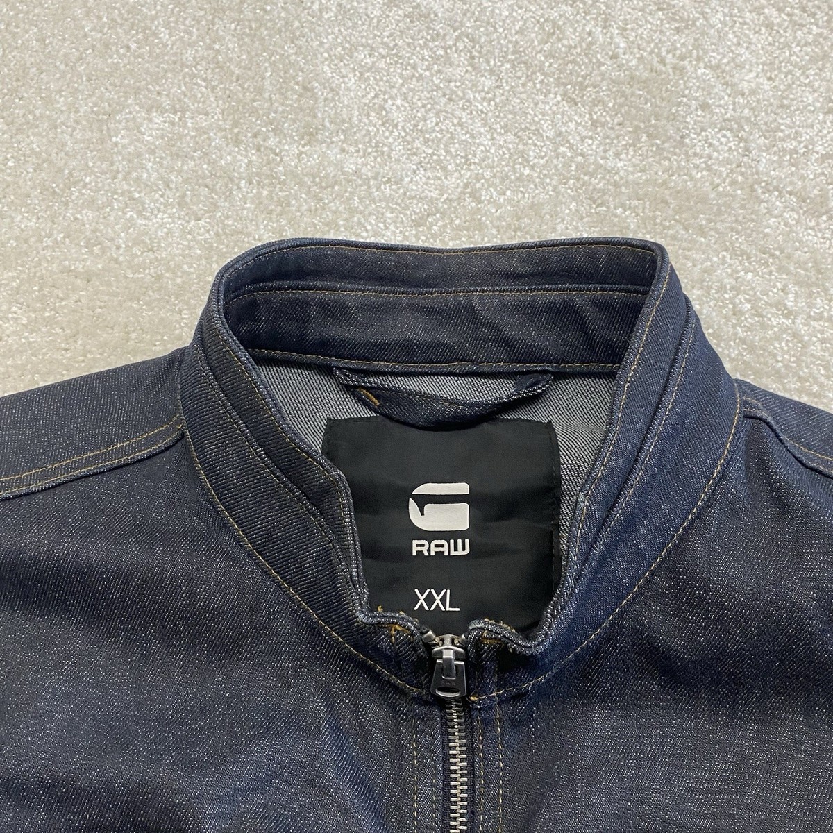 G-STAR RAW Arc Zip Deconstructed 3D Slim Jacket Blue Indigo