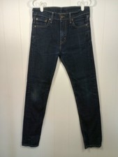 Levis 510 Men  s Skinny Dark Wash Blue Jeans Size 30x32