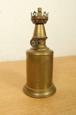 Vintage French Brass Pigeon Lampe Oil Lamp Portable
