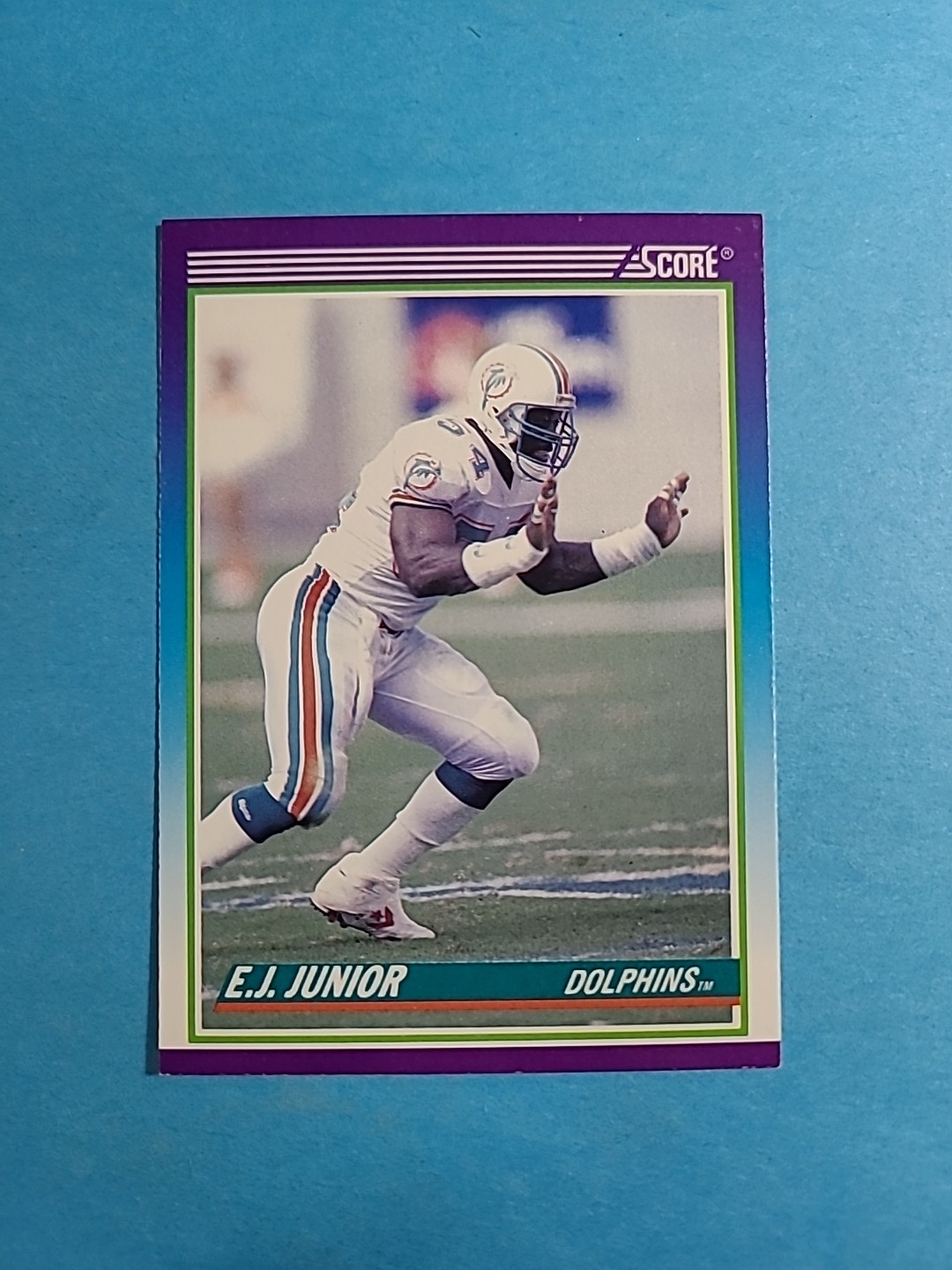 E.J. Junior 1990 Score Football Card # 494 J1953