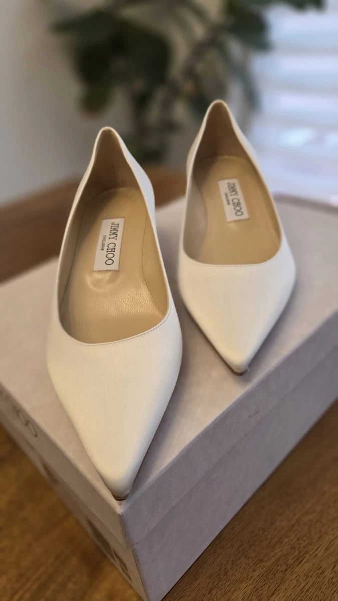 Jimmy Choo アイボリーフラットシューズ　37 Jimmy Choo アイボリーフラットシューズ 37 Jimmy Choo Love Floral