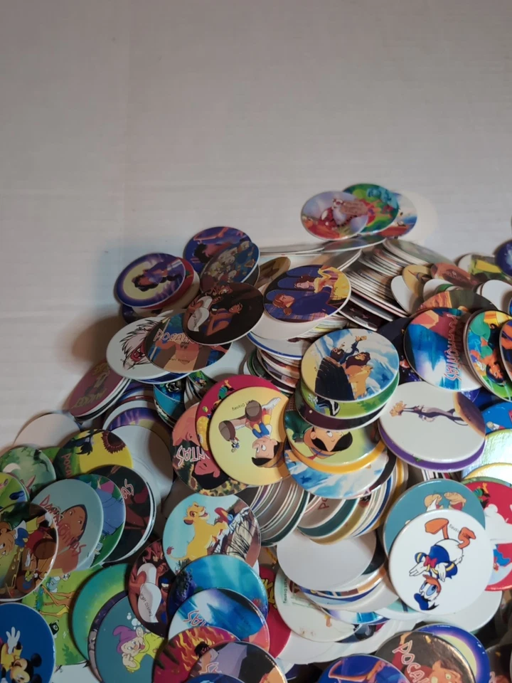 Pogs Pog Lote Walt Disney Mix Lote De 1000 Foto 3 de 4