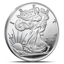 1/2 oz SilverTowne Walking Liberty Silver Round (New) 104.94 per troy oz