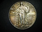 1930 Standing Liberty Quarter! AU++ Conditon Toned Very Nice Seldom Seen Coin!