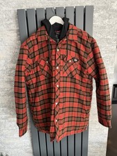 Dickies Men's Hooded Jacket size XL, Black/Grey, Workwear, Quilted, Sherpa.