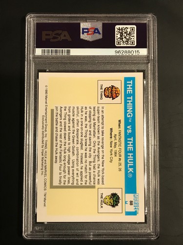 1990 Marvel Universe PSA Graded Cards Impel - Pick - Picture 117 of 219
