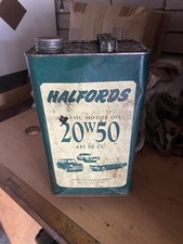 Halfords 20w 50 Oil Can (empty)