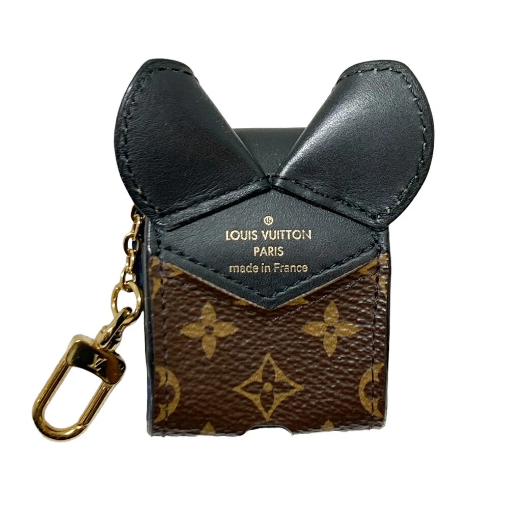 LOUIS VUITTON GI0448 Monogram cat motif Etui-Earphone AirPods Case