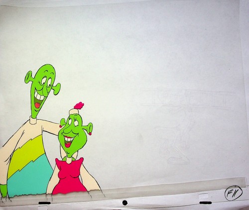 Intergalactic Thanksgiving Produzione Animazione Dipinta A Mano Cel CBC Televisore - Foto 1 di 2