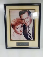 Picture Celebrity Print of Lucy and Ricky Ricardo with engraved I love Lucy Plac