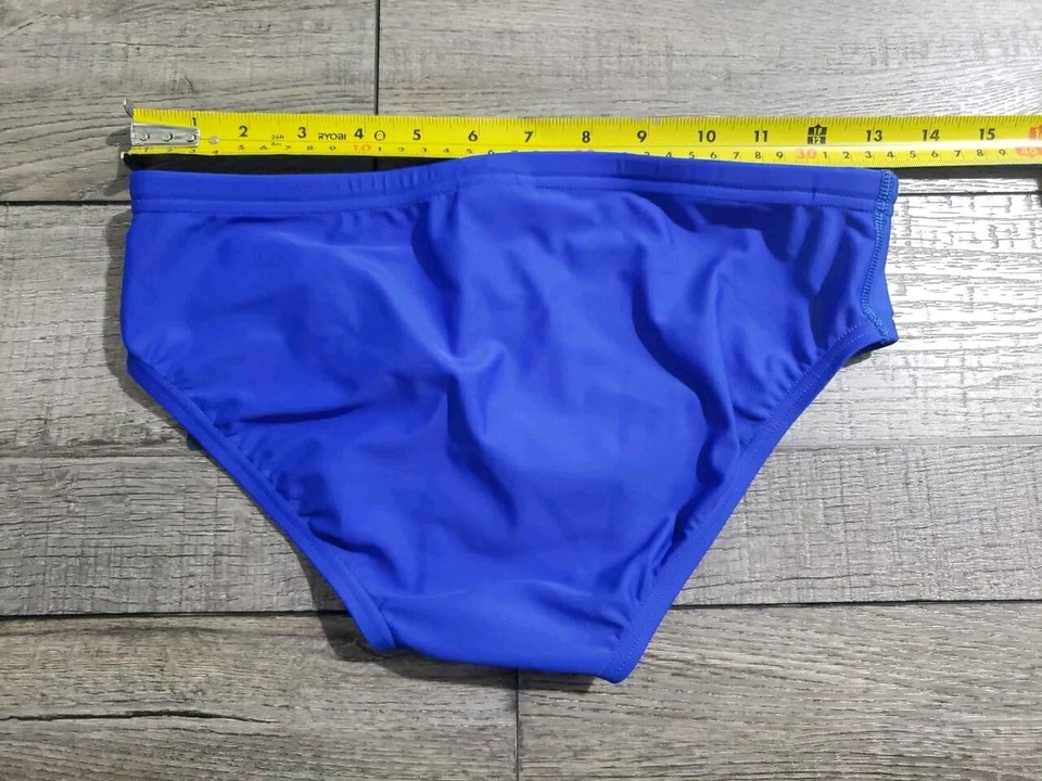 Speedo Men's Swimsuit Brief Powerflex Eco Solid Adult Sz 32 Sapphire eBay