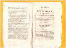 PARIS (VI�) LETTER Empire LIBRAIRIE "RORET & ROUSSEL" leaflet PROSPECTUS circa 1820