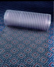 Clear Vinyl Plastic Floor Runner/Protector For Low/Deep Pile Carpet (26in x 120)