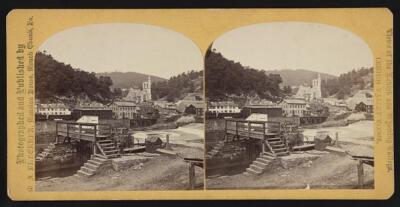 Mauch Chunk from L. V. Depot  Old Historic Photo