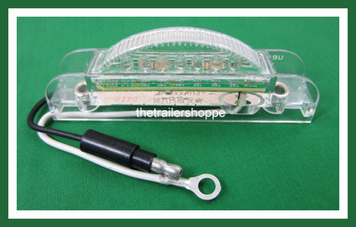 Maxxima Thin Line Side Marker Clearance light 7 LED Red Clear lens 3/4 X 4
