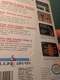 Nintendo NES Game The Magic Of Scheherazade CIB Complete In Box w/ Manual & Map